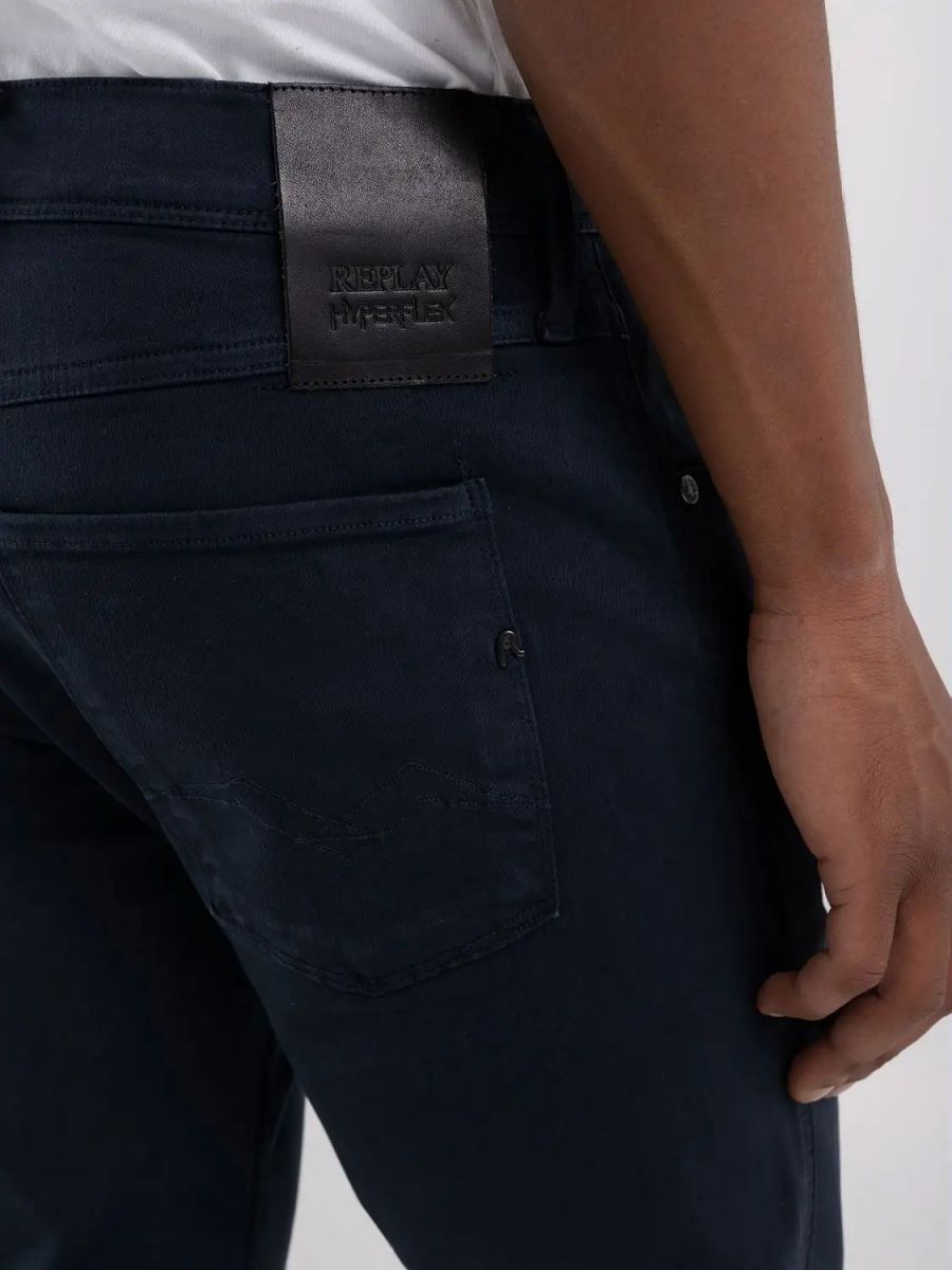 PANTALONI Uomo REPLAY M914Y.8366197 - AMBASS 010 -  10.5 OZ HYPERFLEX STR.
