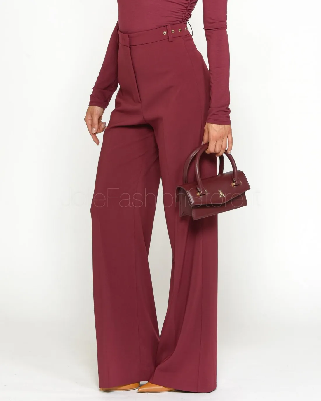 ---------------  ---------------  ---------------  ---------------  --------------Patrizia Pepe PANTS/TROUSERS Plum Elixir------