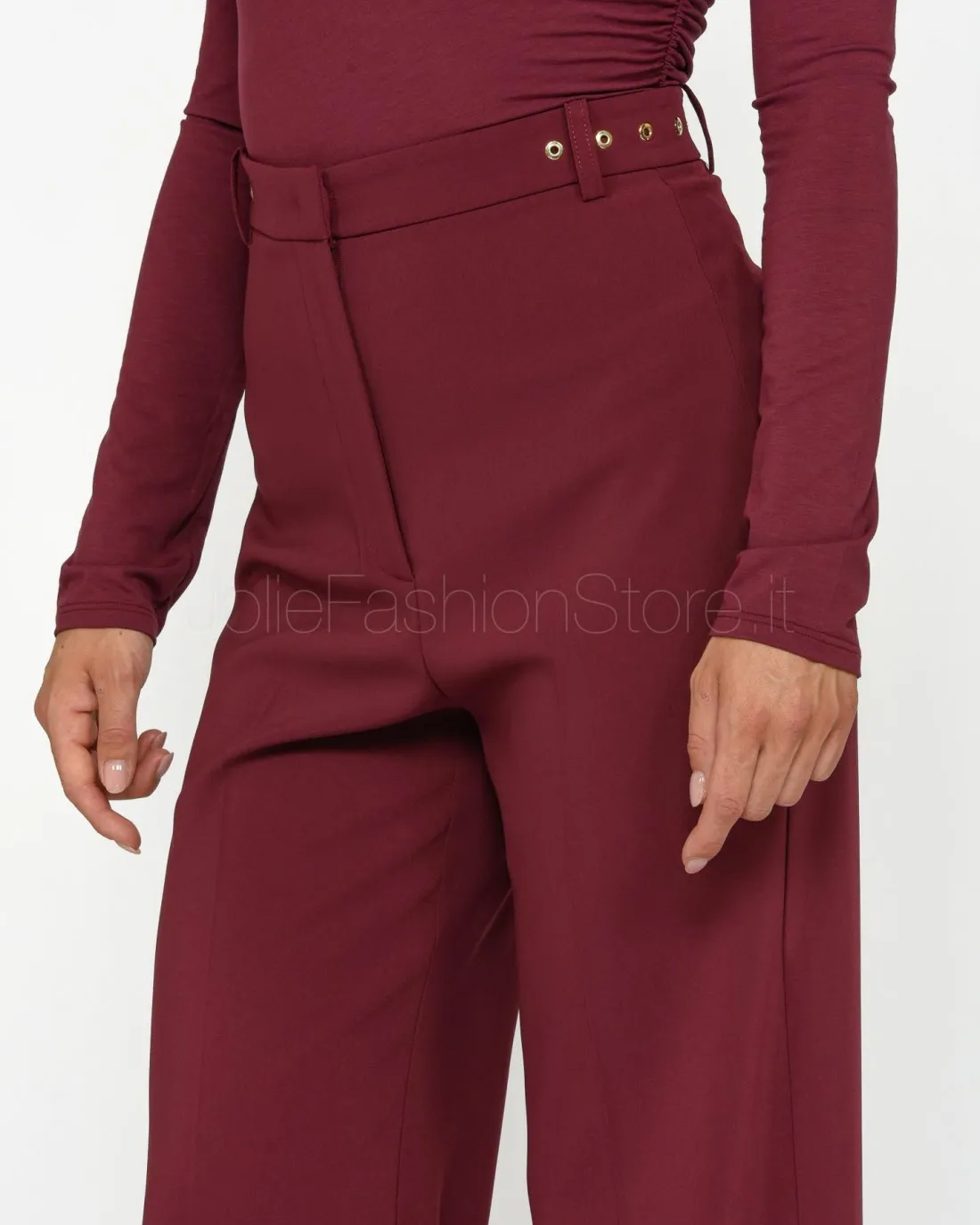 ---------------  ---------------  ---------------  ---------------  --------------Patrizia Pepe PANTS/TROUSERS Plum Elixir------