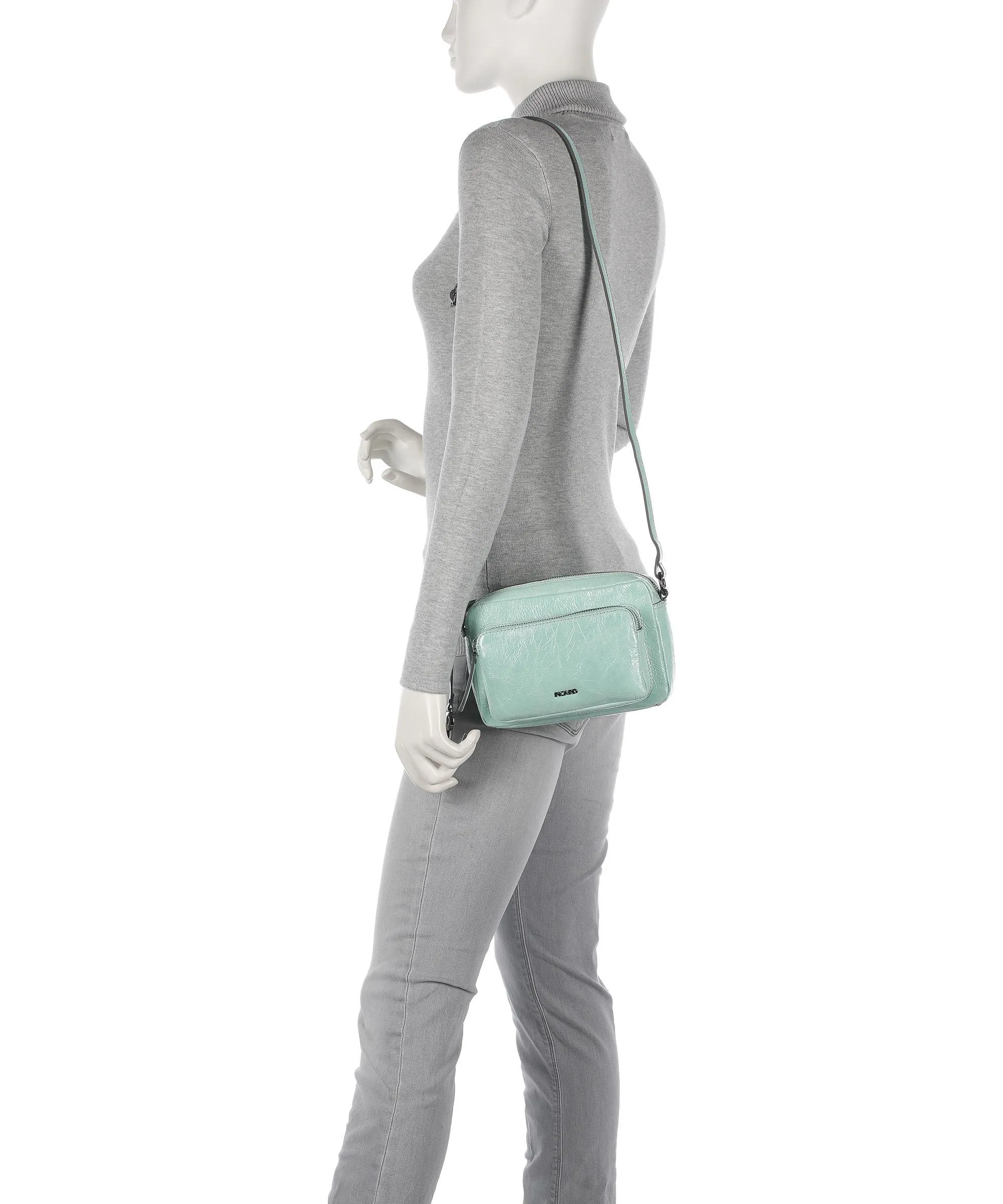  Picard Aquarius Borsa a tracolla pelle di vacchetta grana verde menta  