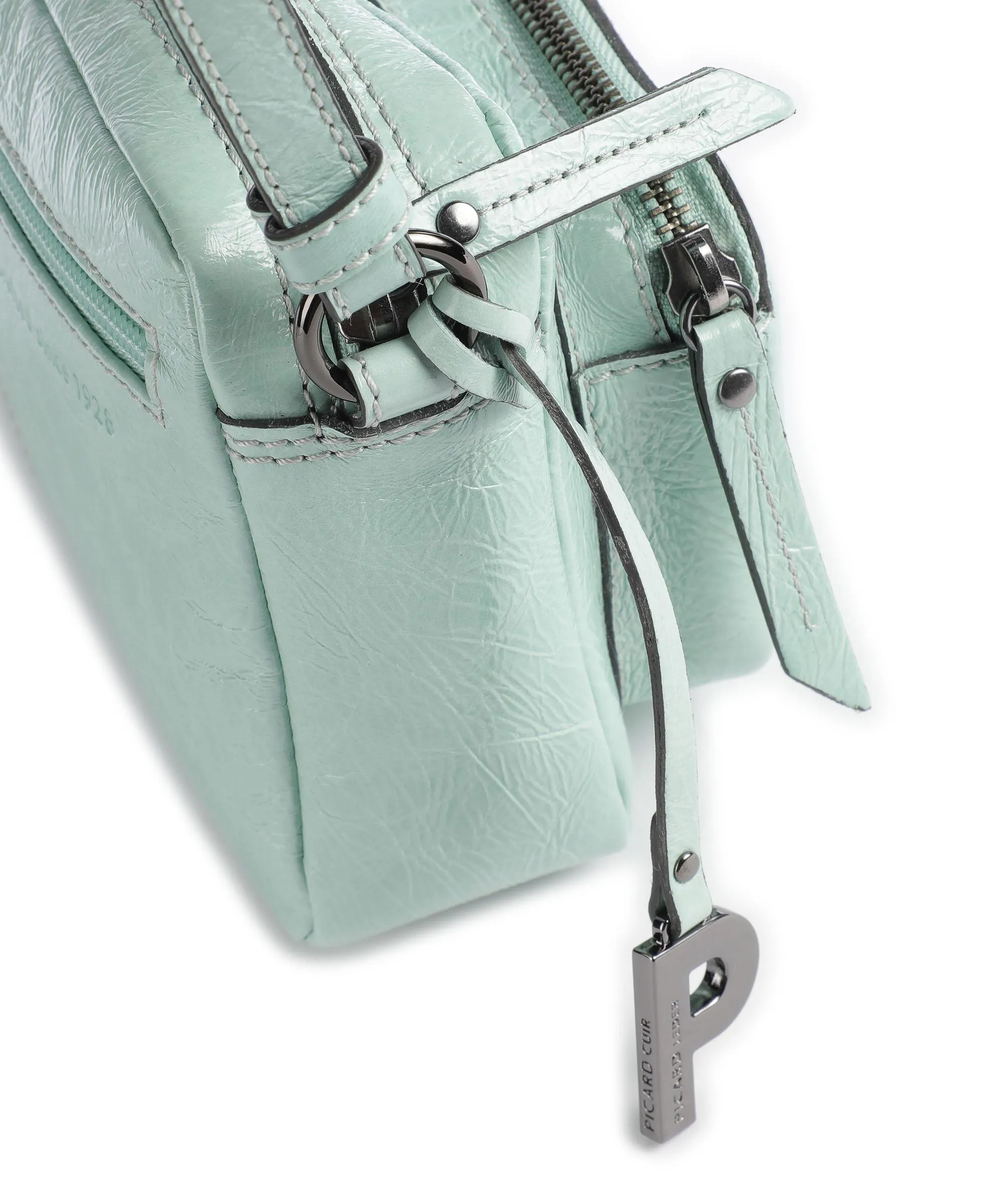  Picard Aquarius Borsa a tracolla pelle di vacchetta grana verde menta  