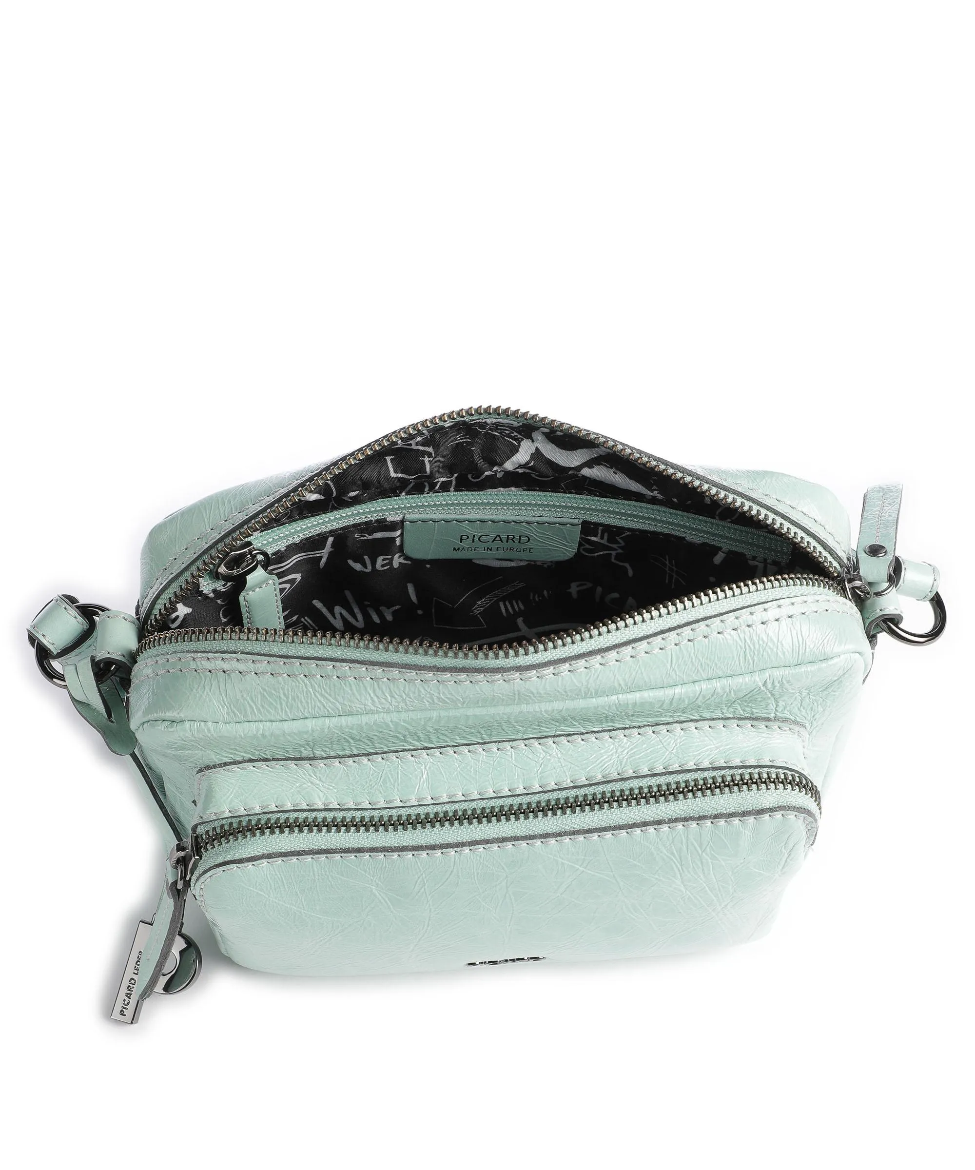  Picard Aquarius Borsa a tracolla pelle di vacchetta grana verde menta  