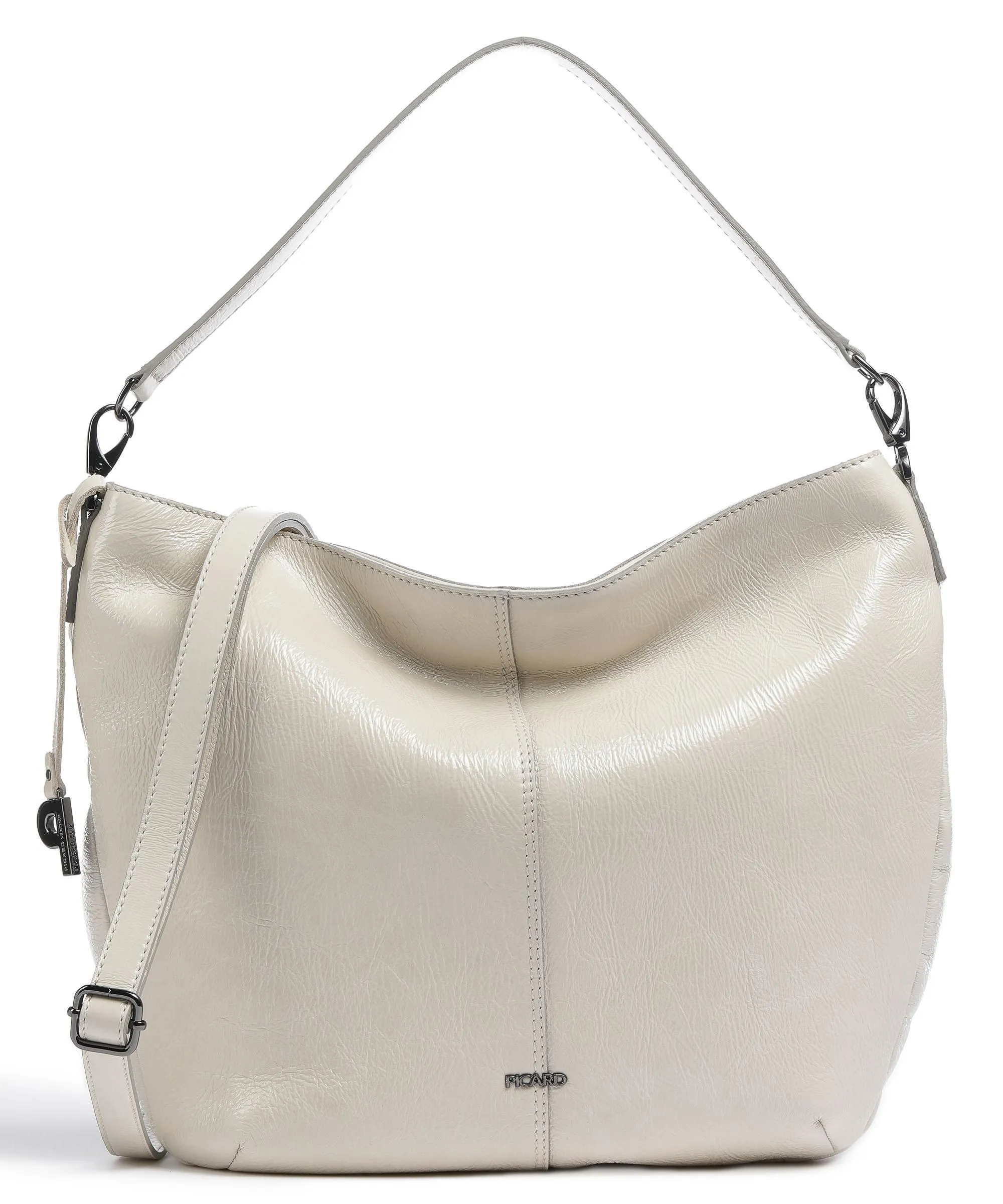  Picard Aquarius Borsa hobo pelle di vacchetta grana beige  