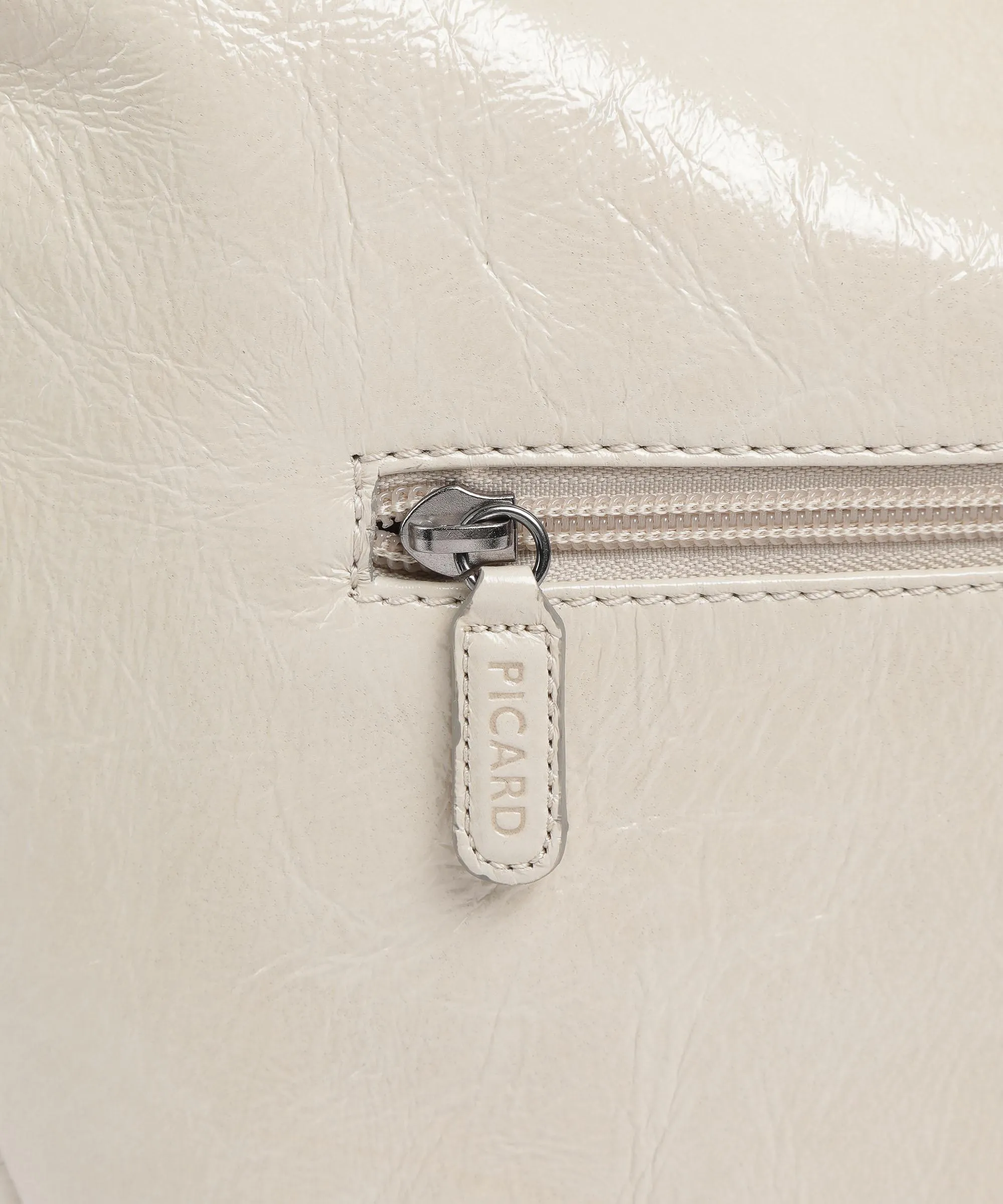  Picard Aquarius Borsa hobo pelle di vacchetta grana beige  