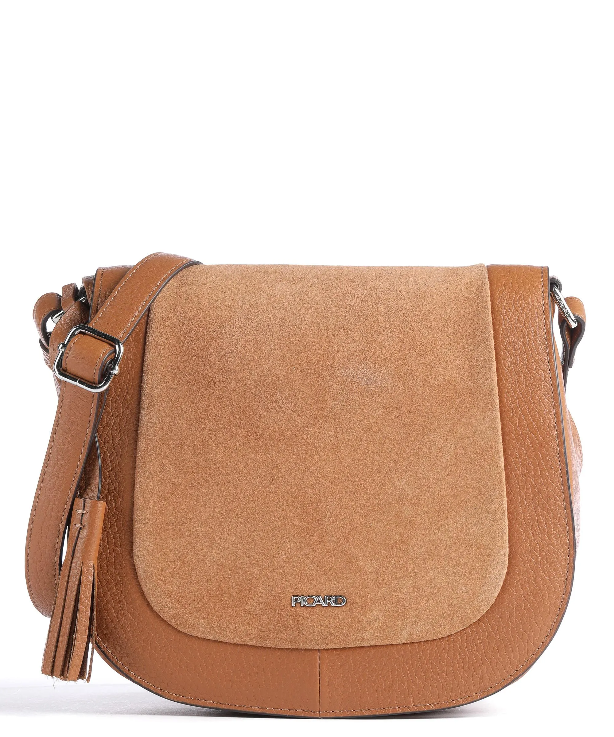 Picard Journey Borsa a tracolla pelle bovina ruvida, pelle di vacchetta grana cognac  