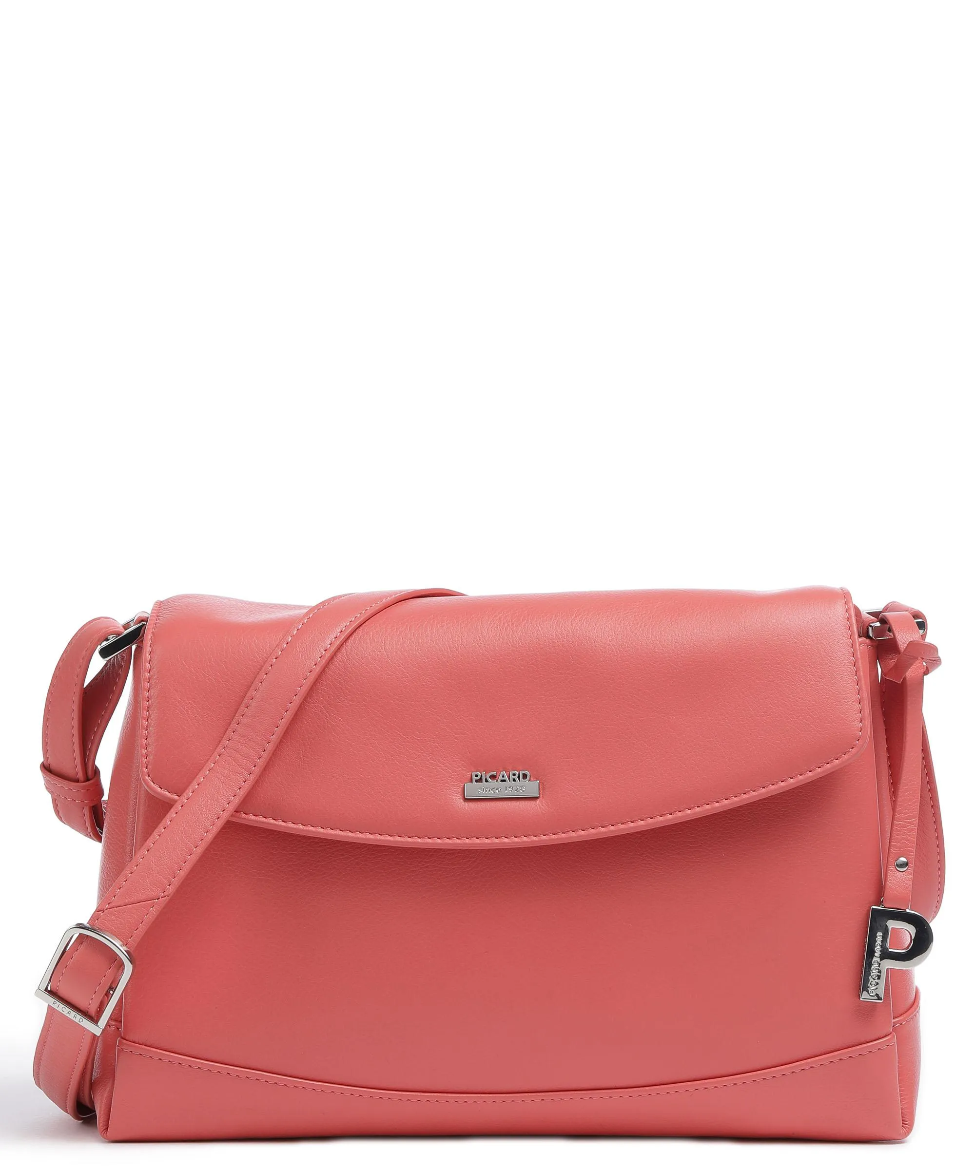  Picard Really Borsa a tracolla pelle di vacchetta finemente grana corallo  