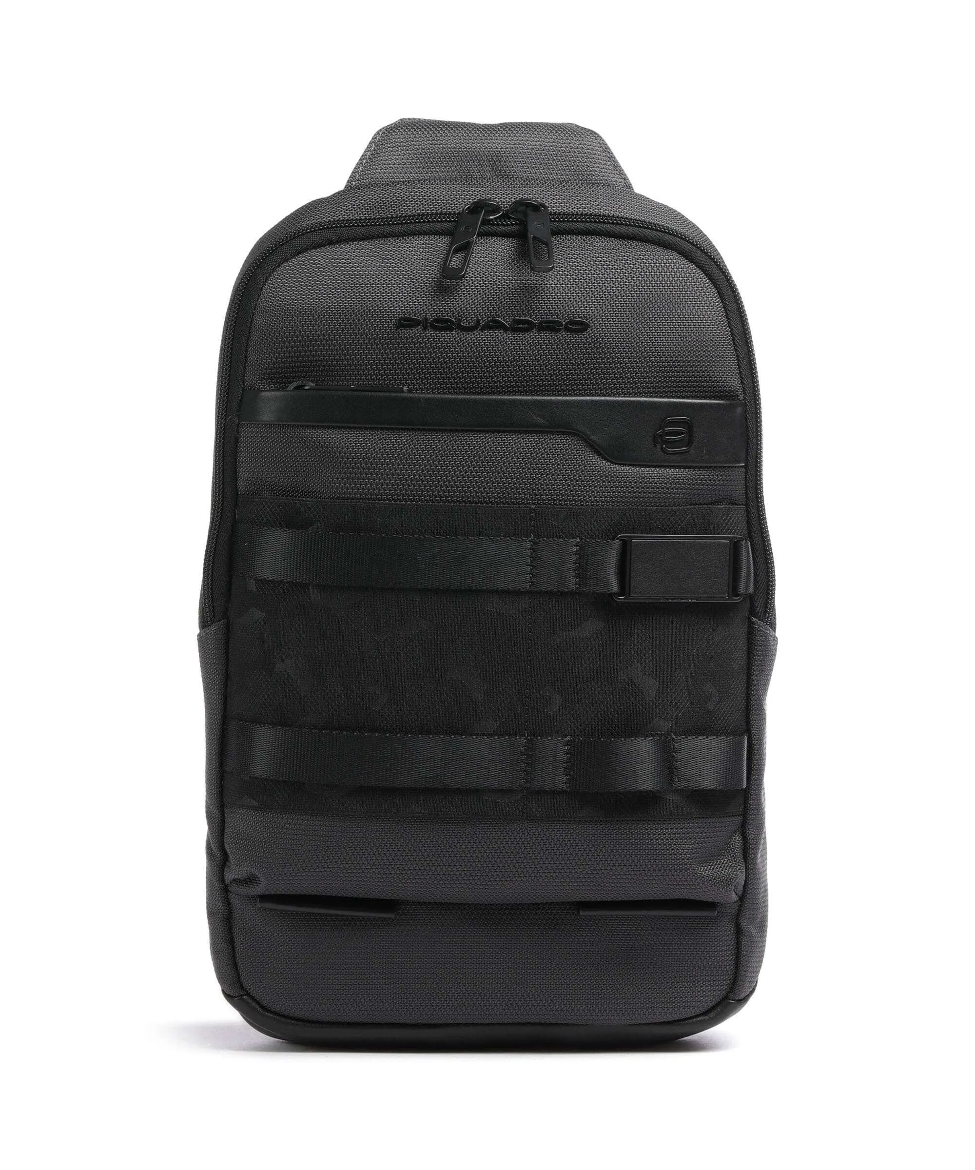  Piquadro FX Borsa sling nylon nero  