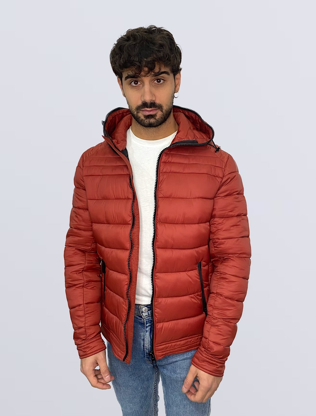 PIUMINO UOMO ROSSO