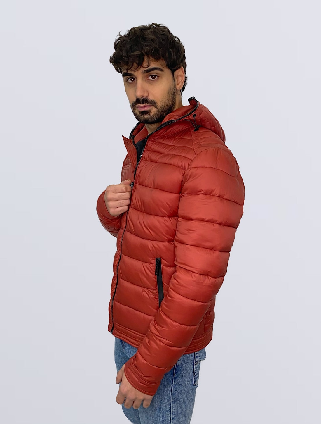 PIUMINO UOMO ROSSO
