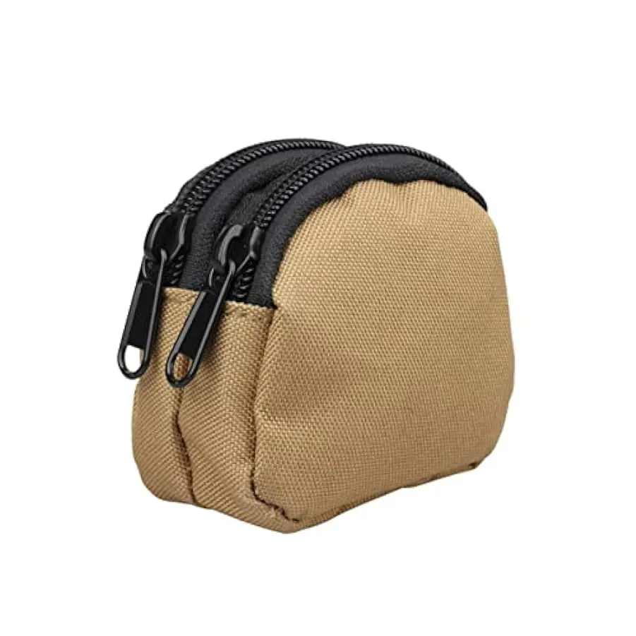 Portafoglio con sfera d’acciaio a fionda portafogli con cerniera cavalcare Borsa a marsupio borsa palla d’acciaio viaggiare Port
