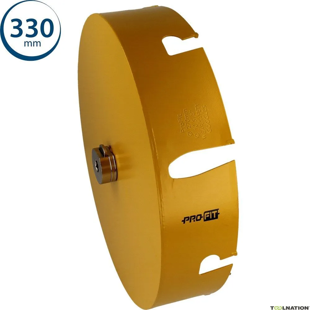 ProFit 09081330 Sega a tazza multiuso 330 mm con adattatore integrato