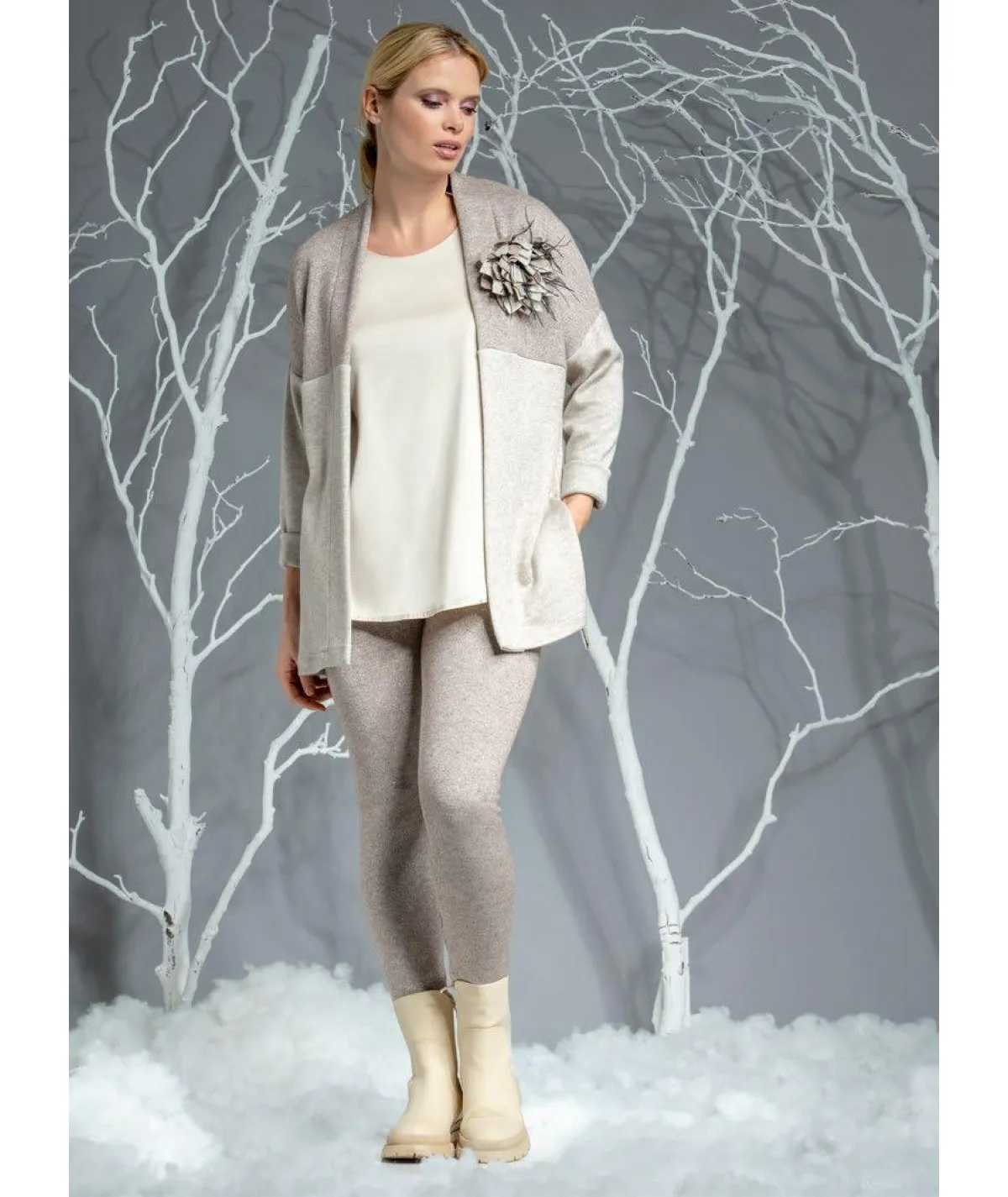 QUIIN21 PANTALONE CURVY PER DONNA E RAGAZZA TAGIE COMODE