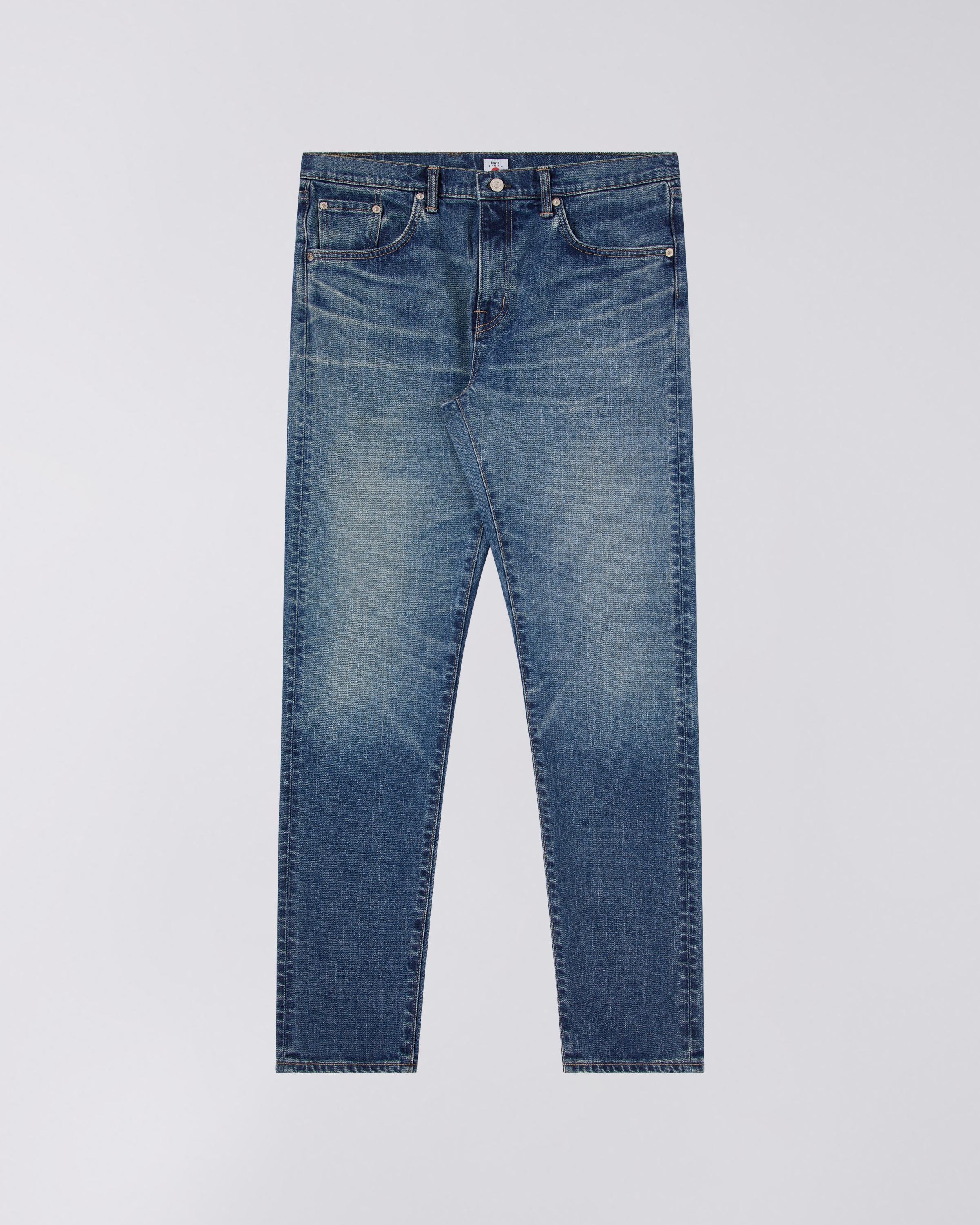 Regular Tapered Jeans Tela Giapponese Made In Japan