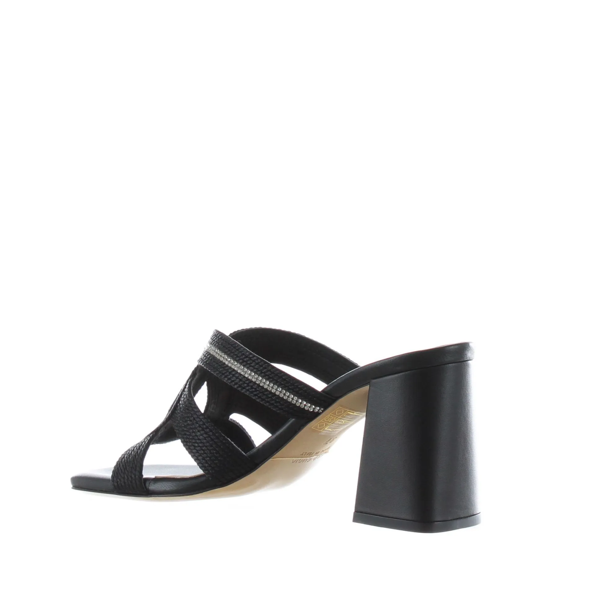 Sabot in nappa e corda lurex