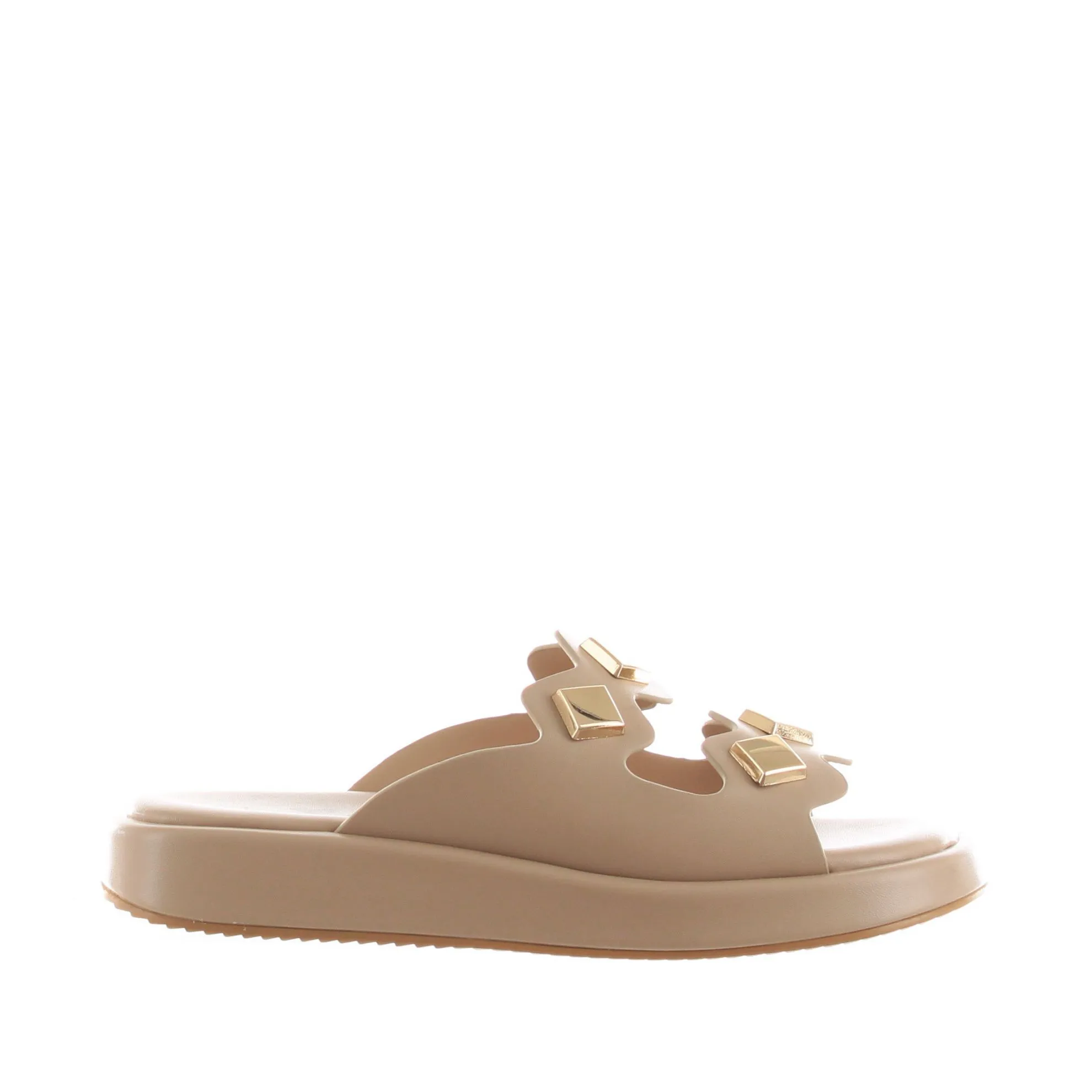 Sabot in pelle con borchie