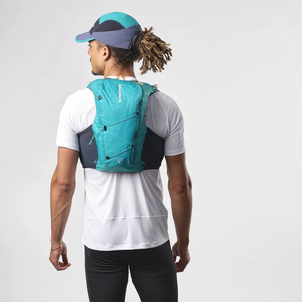Salomon Active Skin 8 Tide Blue - Zaino Trail Running