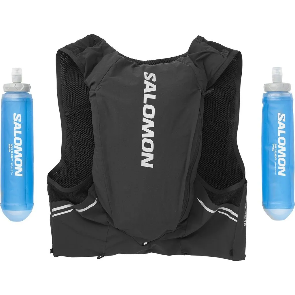 Salomon Sense Pro 10 Black - Zaino Trail Running