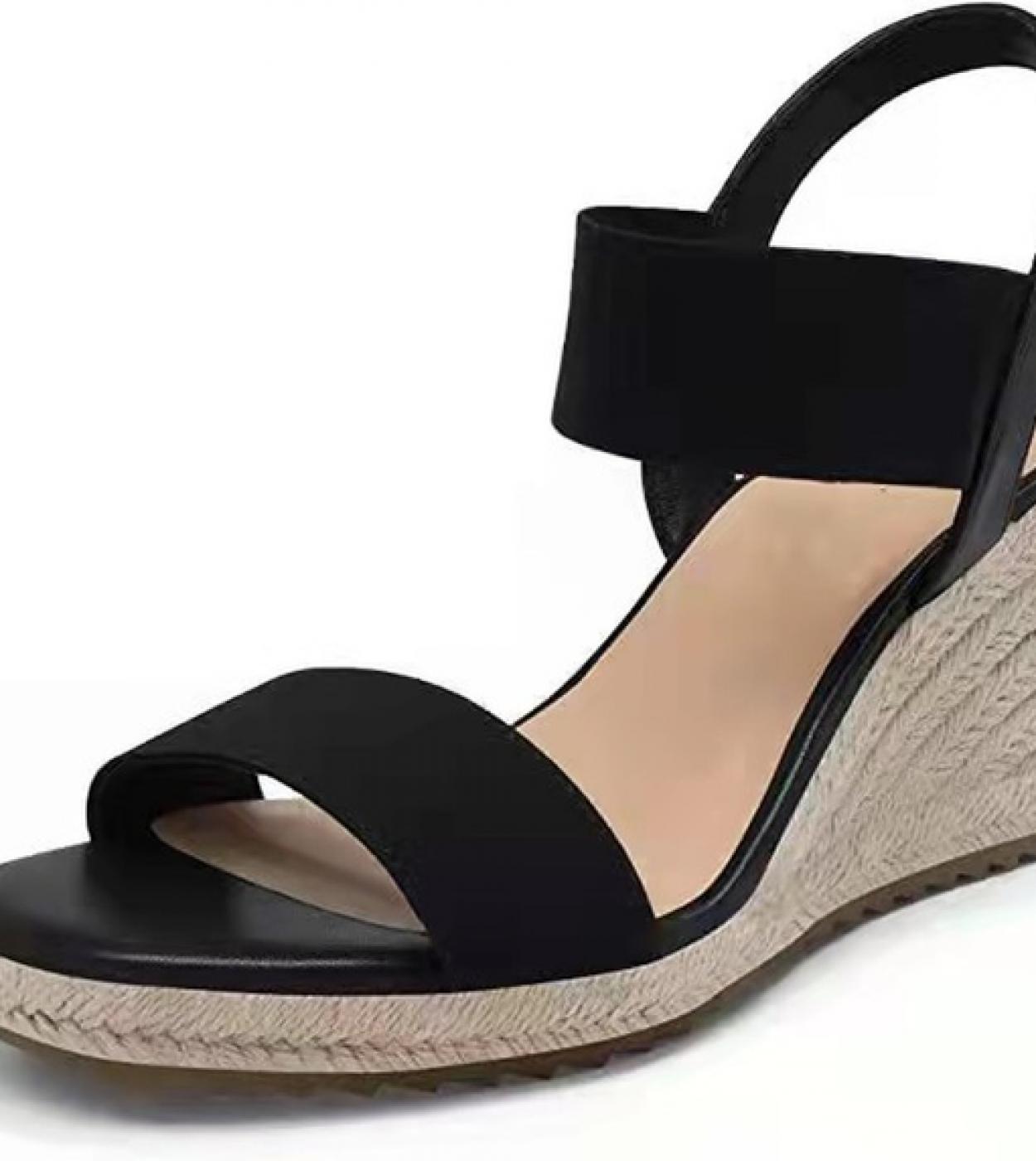 Sandali con plateau estivi 2022 Fashion Women Strap Gladiator Sandal Zeppe Scarpe Casual Donna Peep Toe Espadrillas