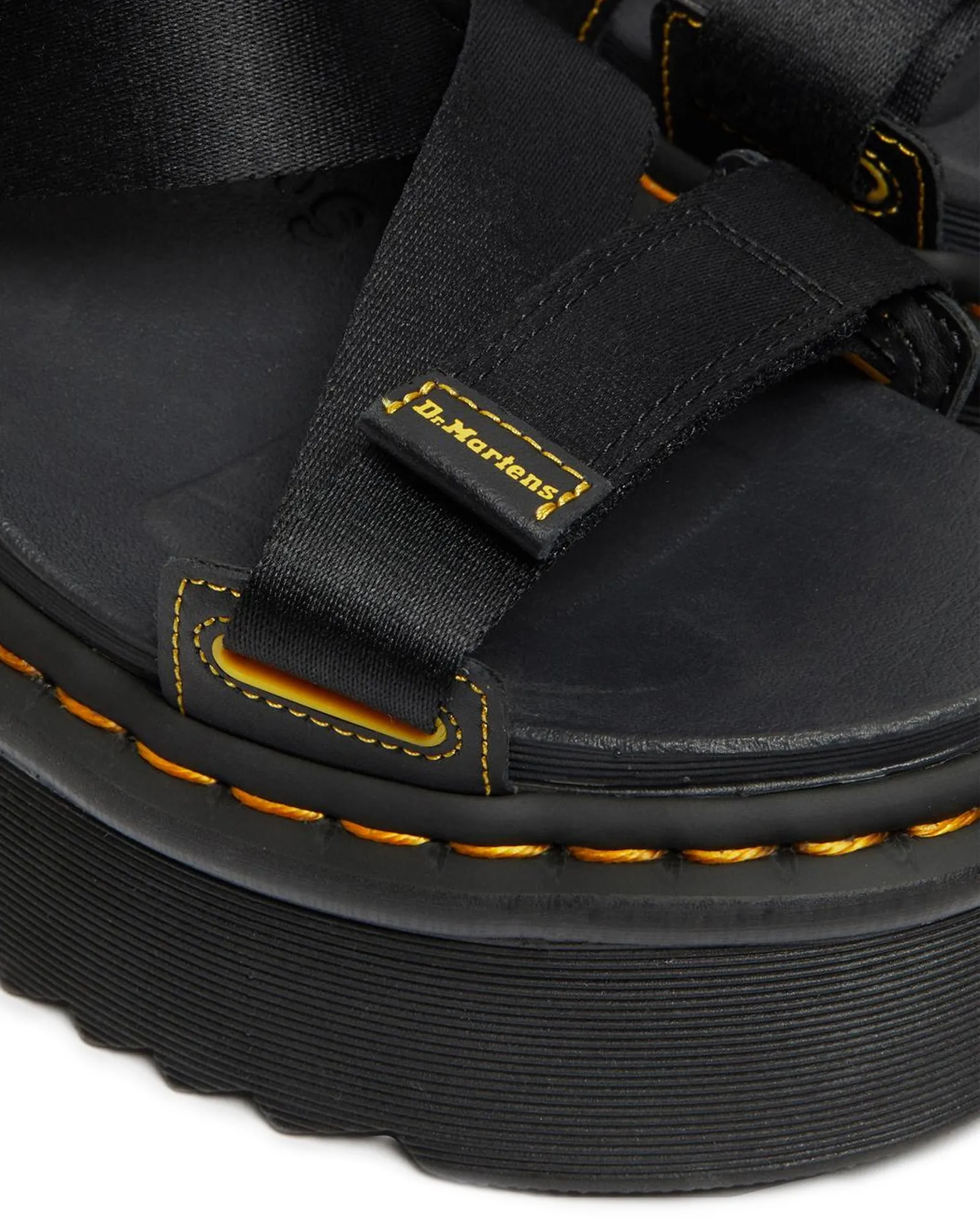 Sandalo platform Kimber Webbing Hydro nero