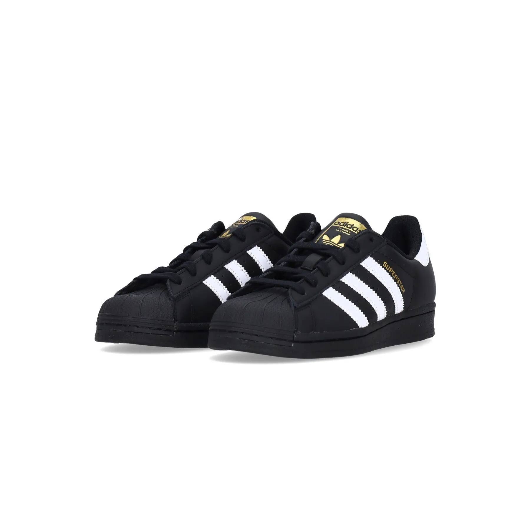 Scarpa Bassa Ragazzo Superstar J Core Black/cloud White/core Black