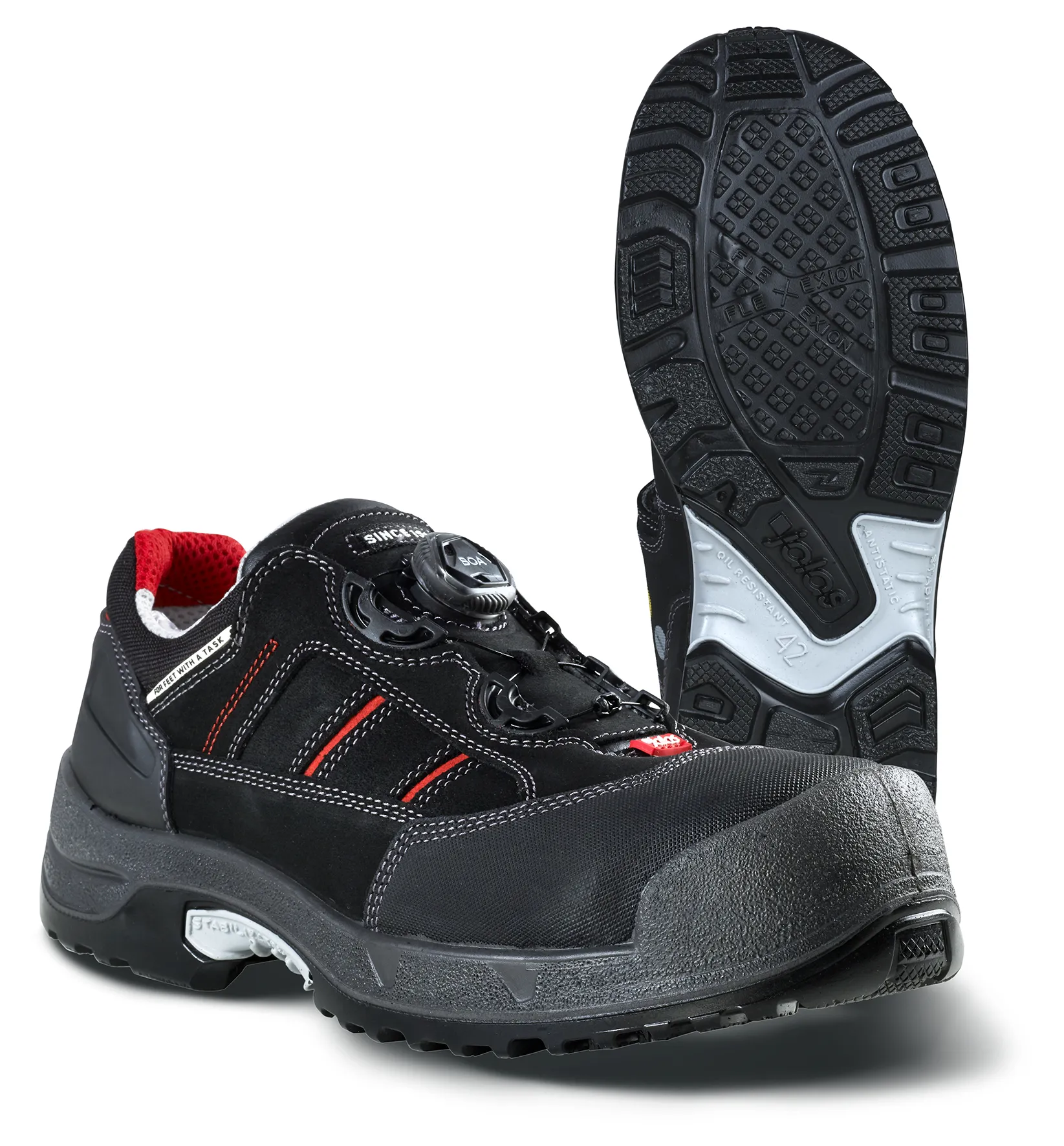 Scarpe antinfortunistiche S3 Ejendals 1738, 43  Unisex, resistenti all'acqua, con puntale di sicurezza