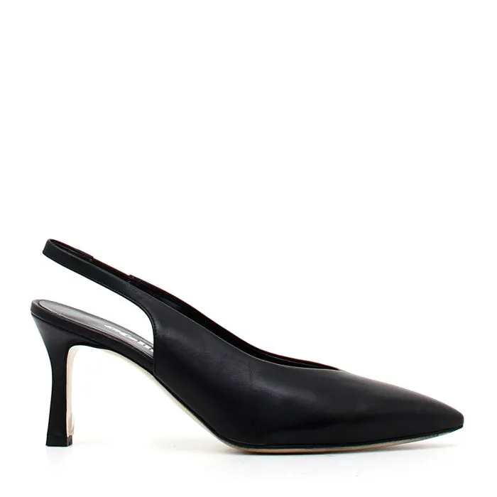 SCARPE CON TACCO IN PELLE