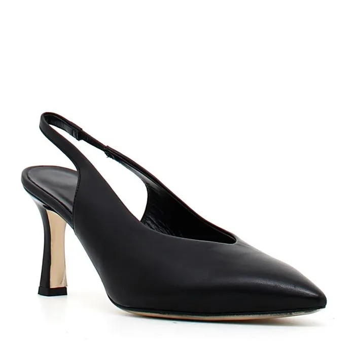 SCARPE CON TACCO IN PELLE
