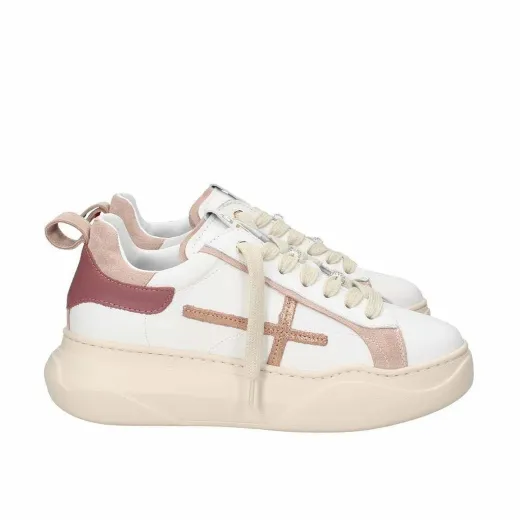 SCARPE GIO+ DONNA SNEAKER GIADA IN PELLE COMBI BORDO GIADA66Q  
