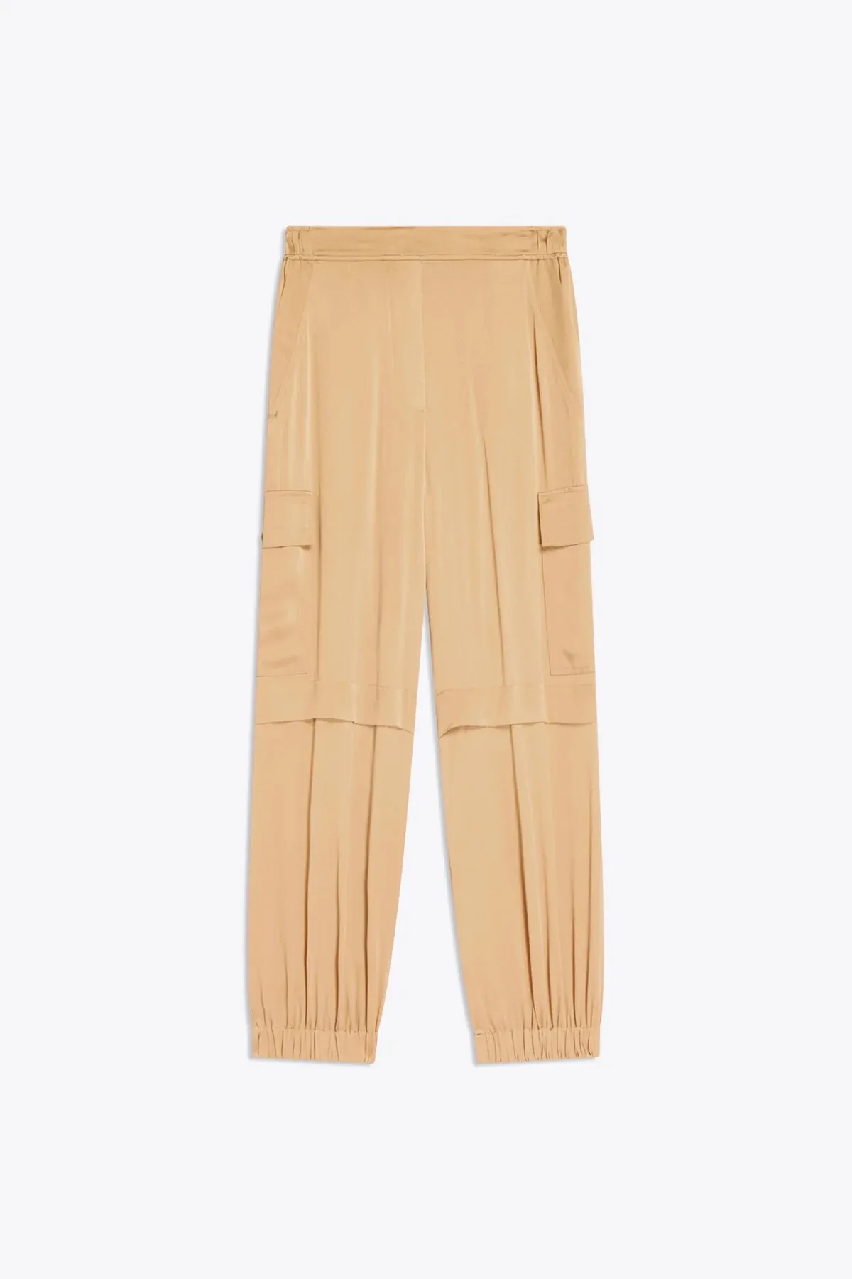 SEMICOUTURE Pantalone cargo un rasetto