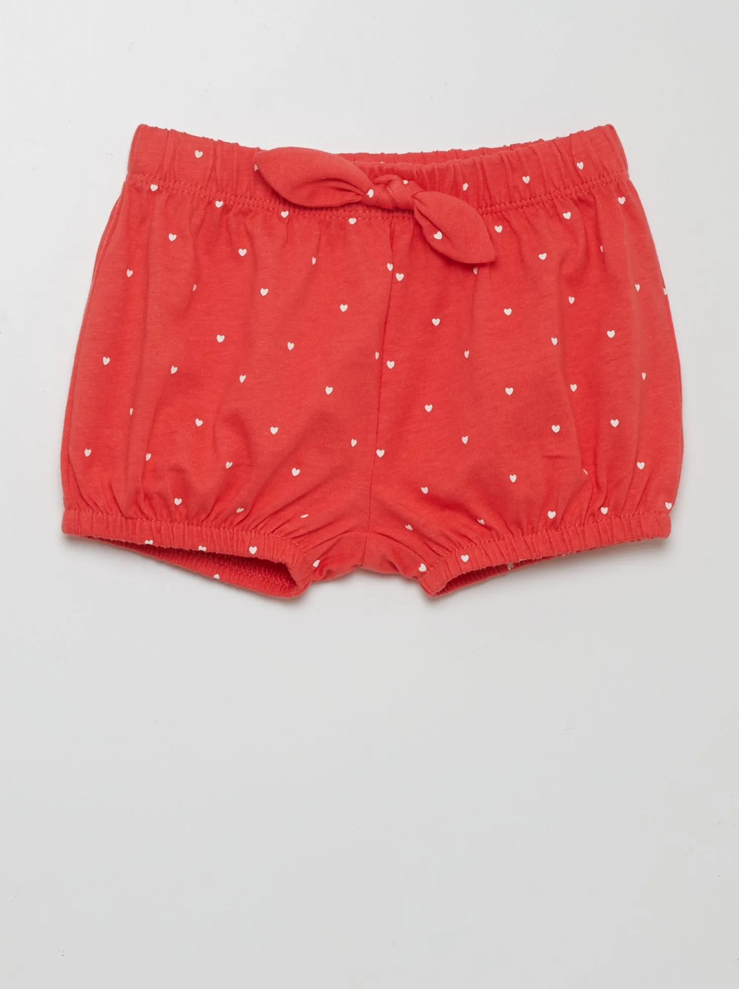 Set di 2 shorts in jersey - ROSSO