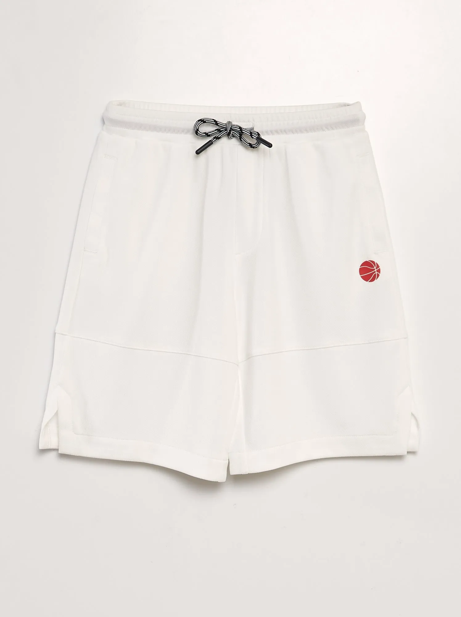 Shorts bermuda in polytricot - BEIGE