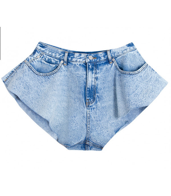 Shorts gonnellino jeans