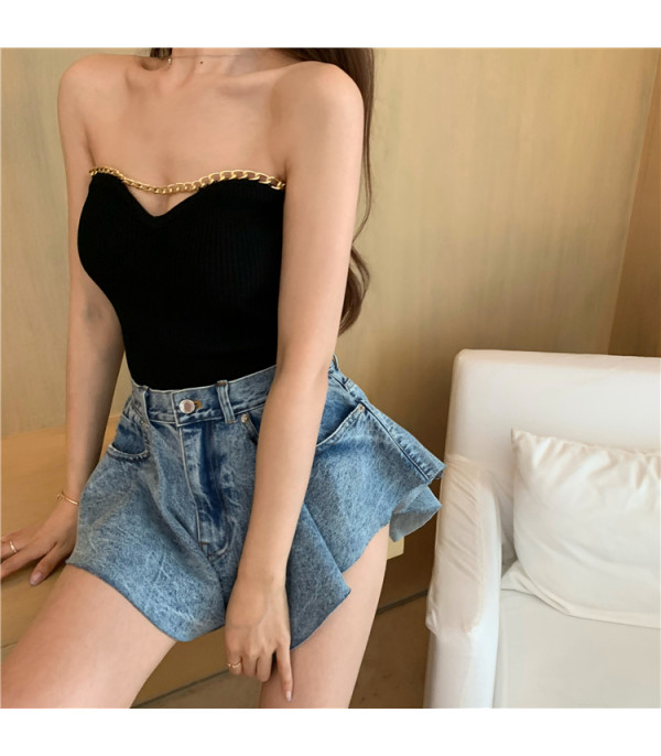 Shorts gonnellino jeans