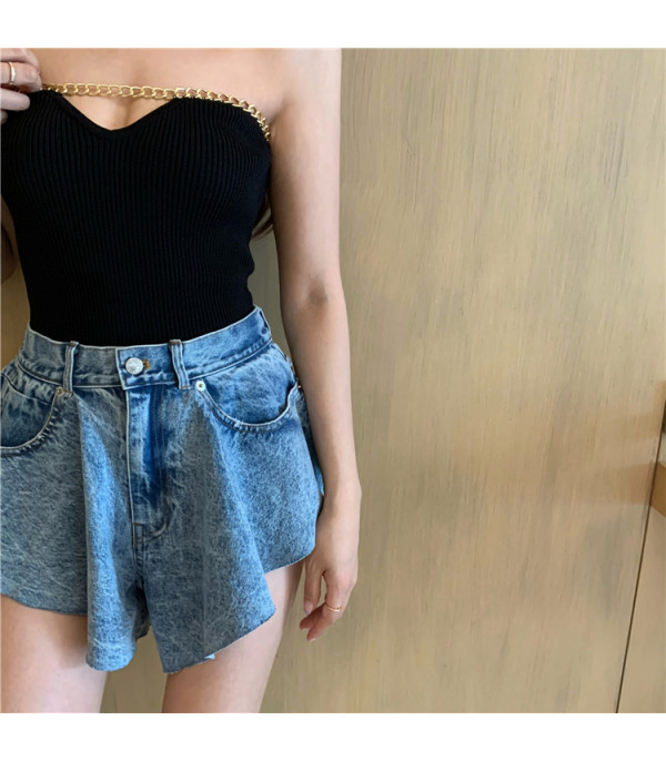 Shorts gonnellino jeans