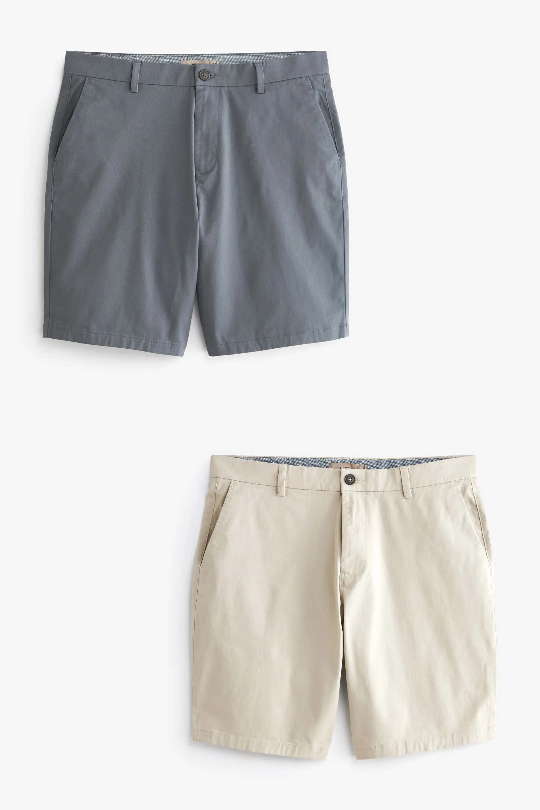 Shorts Pantaloni chino elasticizzati da 2 Confezione