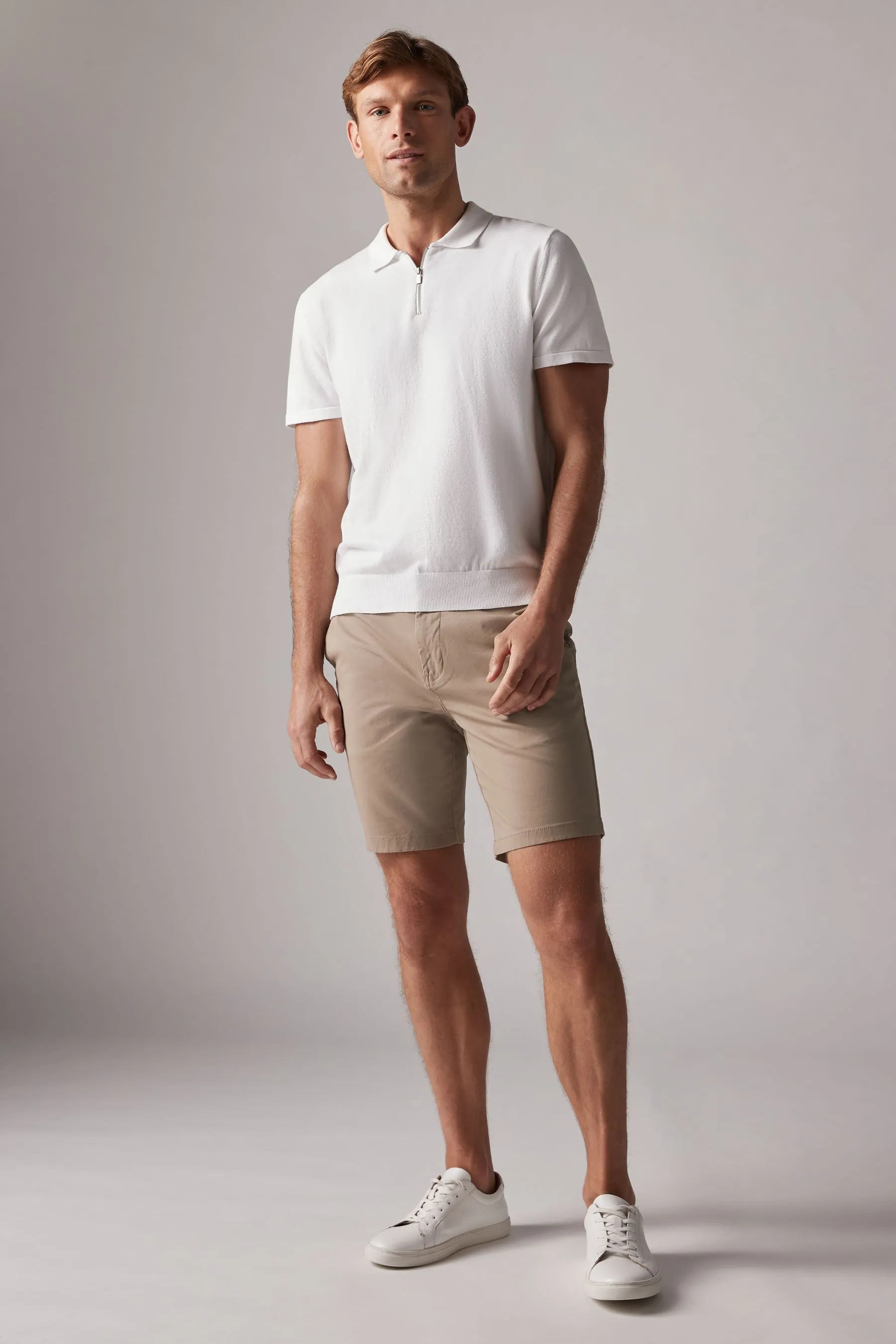 Shorts Pantaloni chino elasticizzati da 3 Confezione