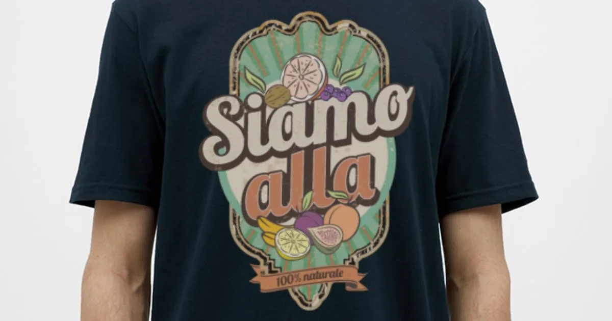 'Siamo alla Frutta' Maglietta uomo 