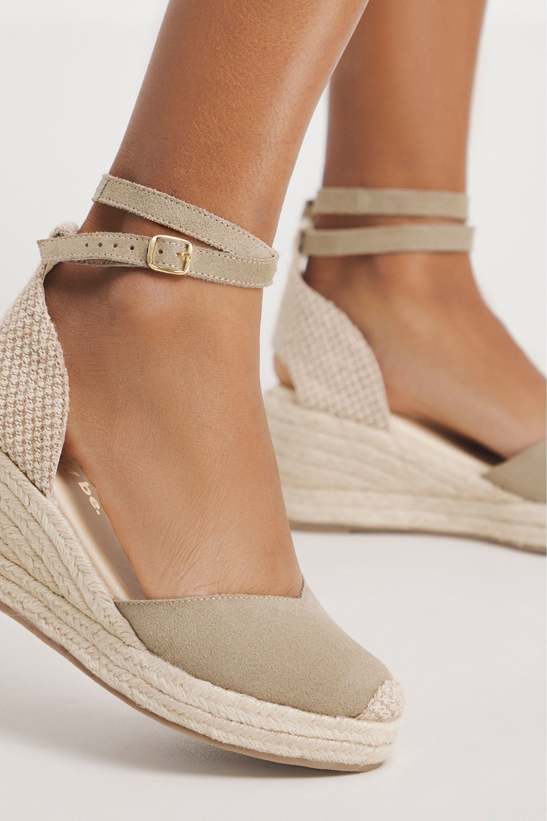 Simply Be Vestibilità ampia - Espadrillas classiche a punta chiusa allacciate alla caviglia