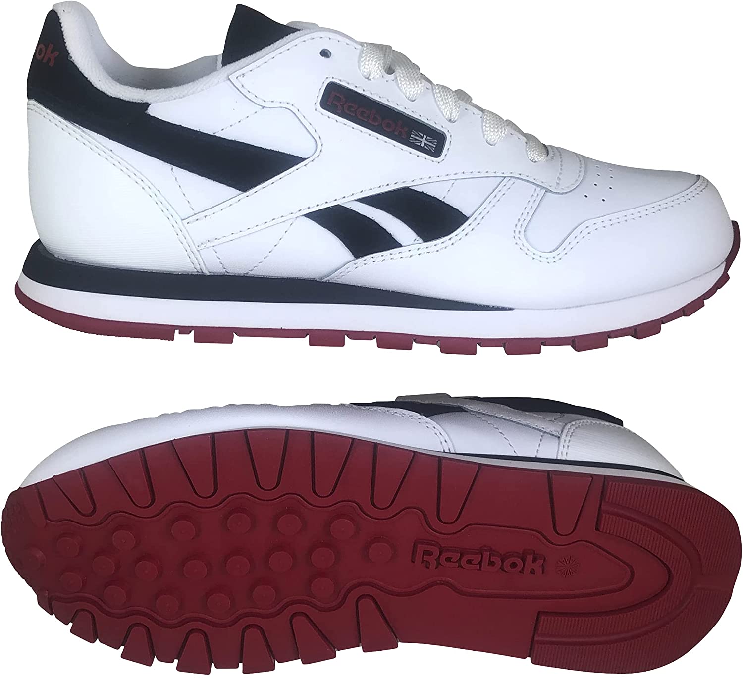 Sneakers Basse REEBOK Bambino CL LTHR Bianco
