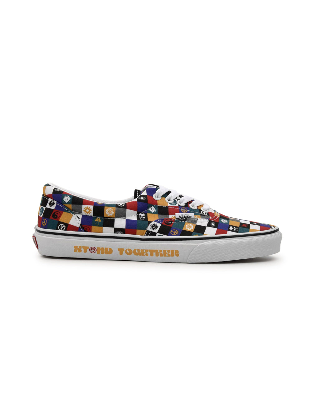 Sneakers basse uomo Old Skool a scacchiera multicolor