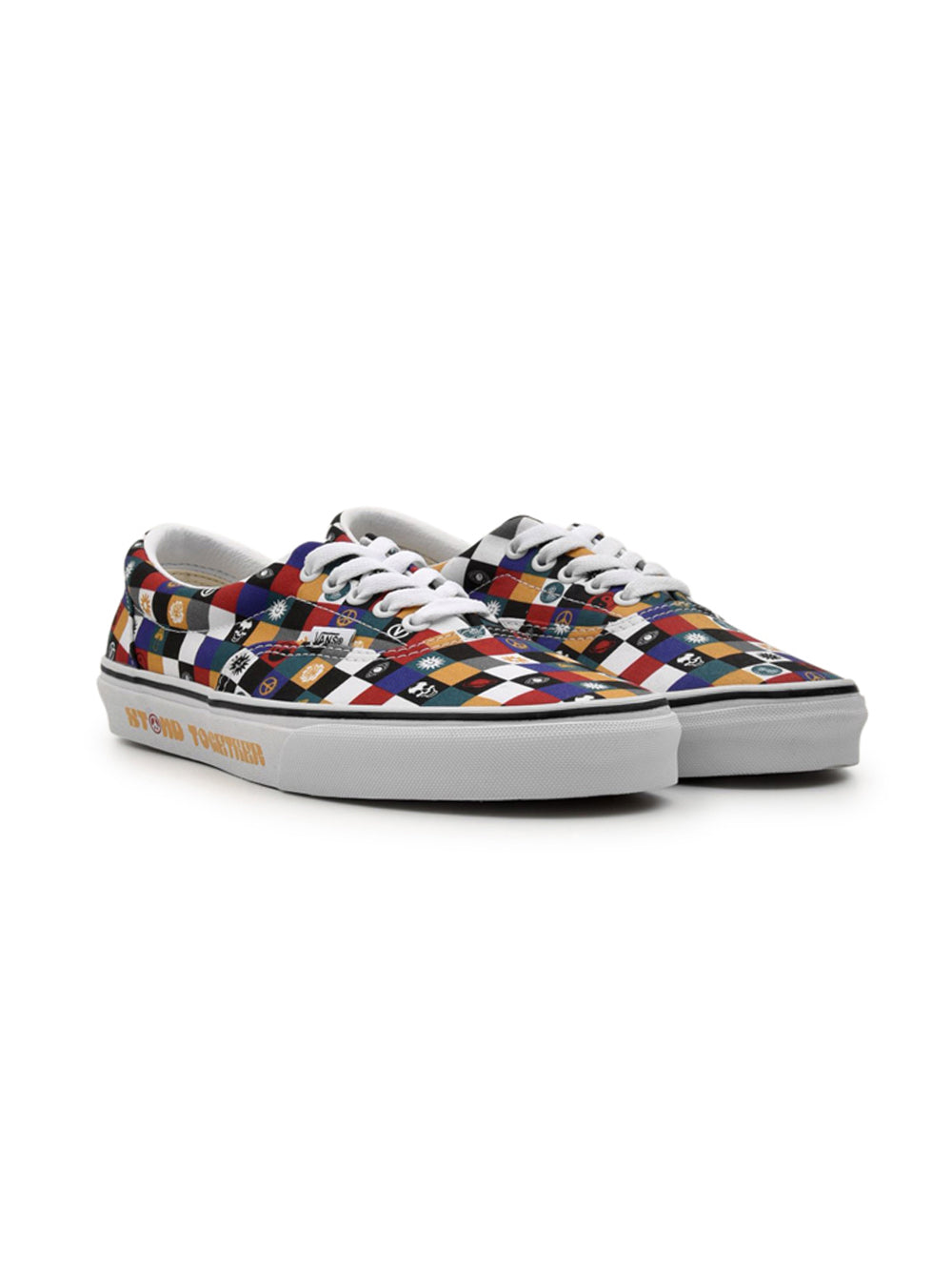 Sneakers basse uomo Old Skool a scacchiera multicolor