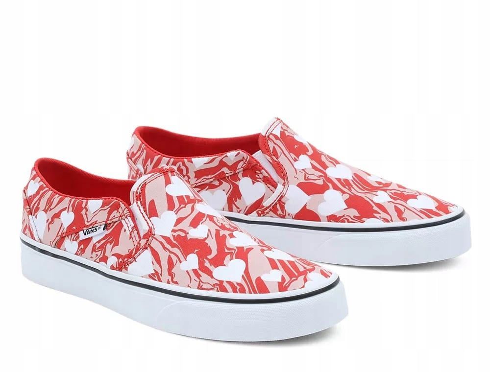 SNEAKERS Donna VANS ASHER WM - VN0A45JMRED1 MARB DRRED