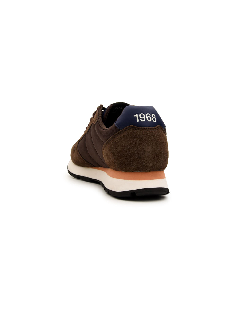 Sneakers marroni in pelle da Uomo Tom Solid Nylon
