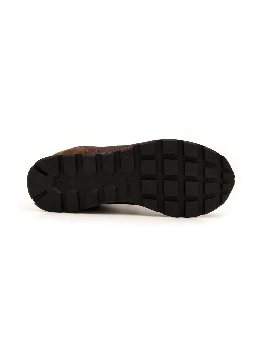 Sneakers marroni in pelle da Uomo Tom Solid Nylon