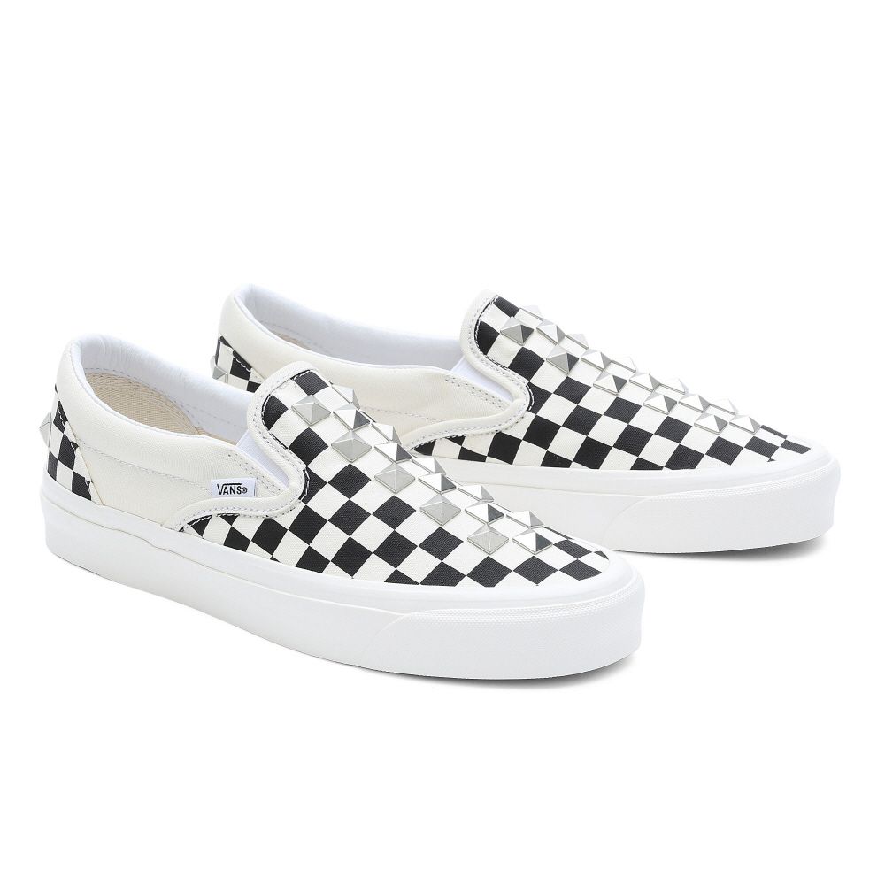 SNEAKERS Uomo VANS PREMIUM CLASSIC SLIP-ON - VN0A7Q58KIG1 WHITE/BLACK