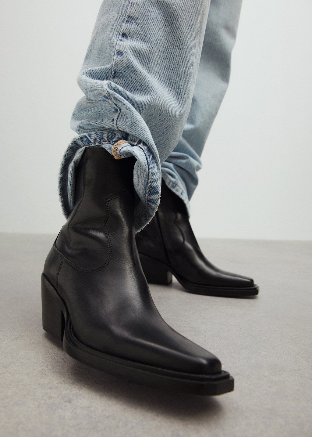 Stivaletti pelle cowboy