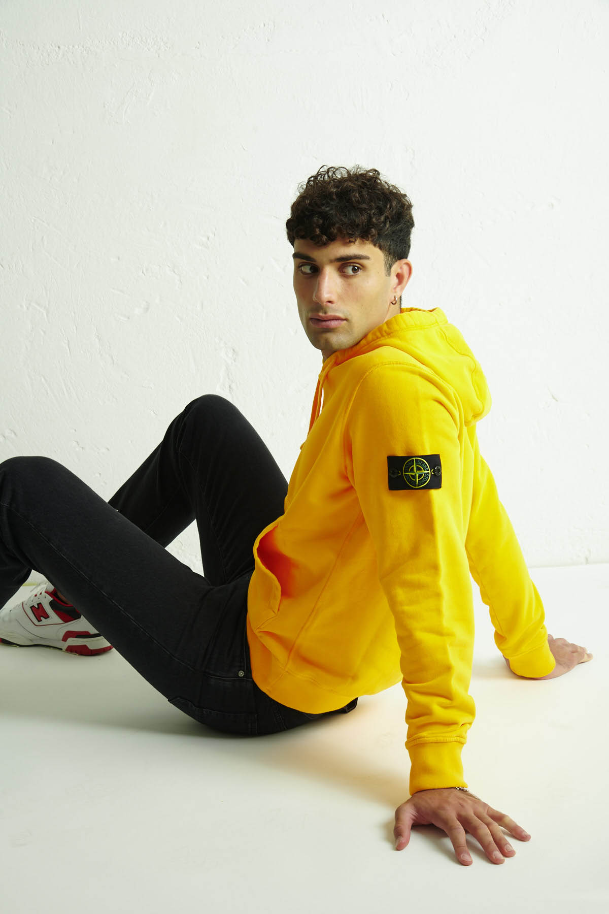 STONE ISLAND Felpa con cappuccio
