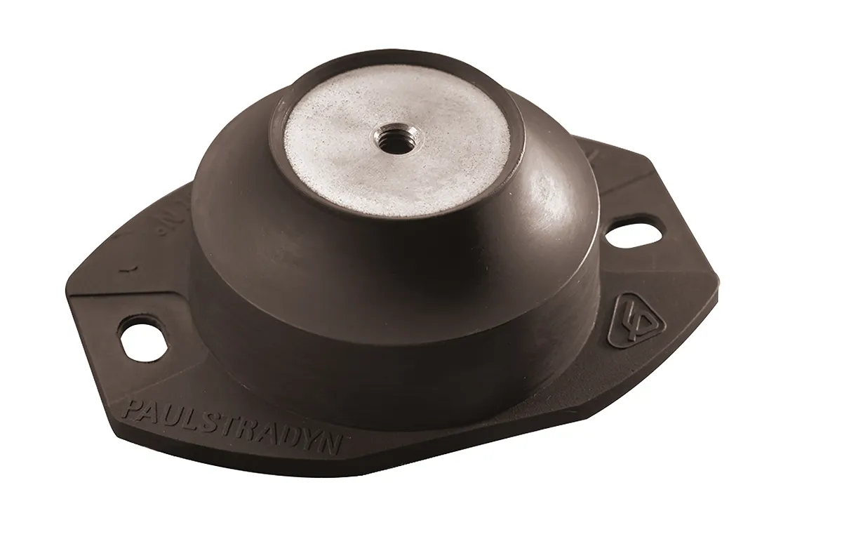 Supporto antivibrazione Paulstra Hutchinson, M10, Ø 70mm, H. 40mm, 160daN