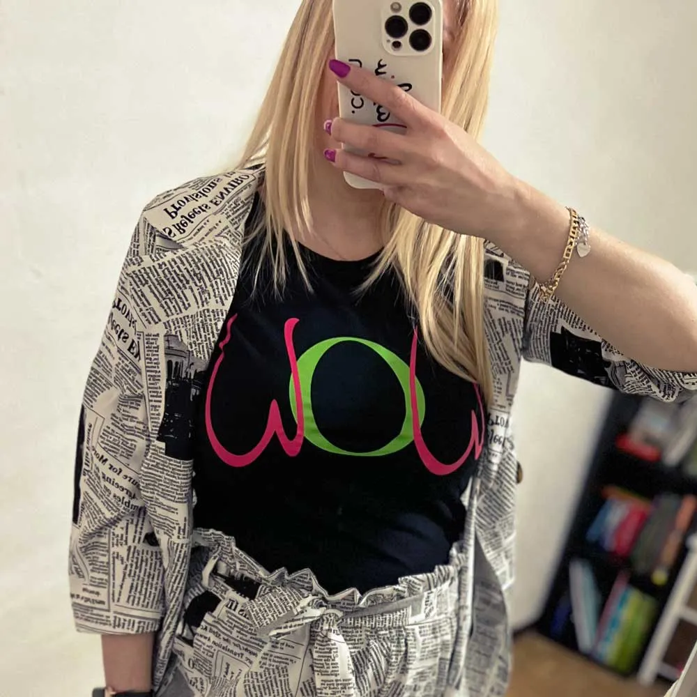 T-Shirt Donna tu sei WOW