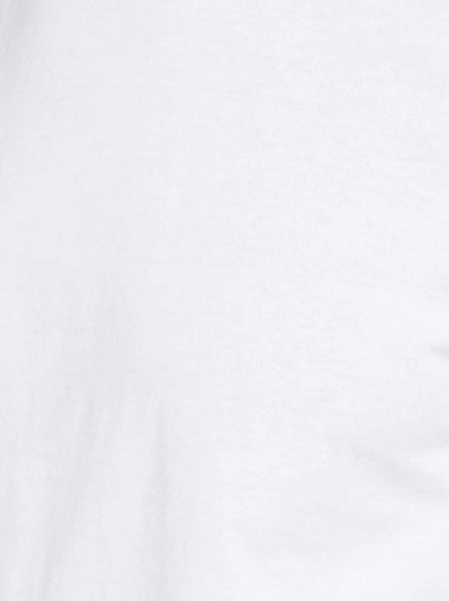 T-shirt dritta in jersey tinta unita - bianco